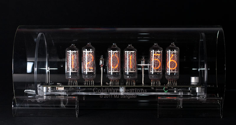 Nixie Clock Large IN-8-2 view 2