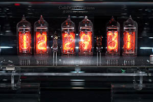 Nixie Clock front view
